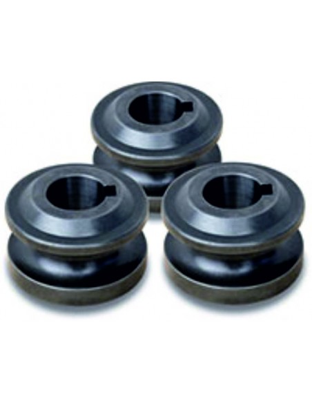 3 rulli per tubi tondi