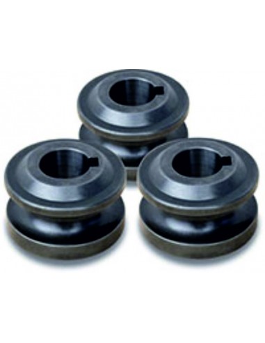 3 rulli per tubi tondi