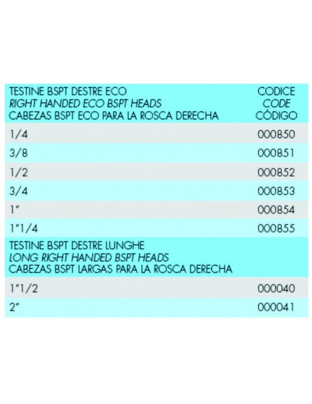 202 Filiera elettrica portatile solo macchina - 9310001