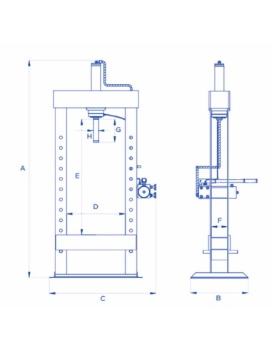 Pressa oleodinamica 20 Ton