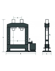 Pressa oleodinamica 20 Ton 2