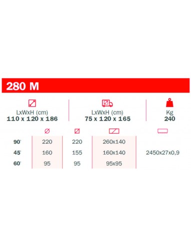 Segatrice manuale - 280 M